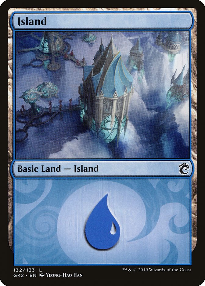 Island (132) [Ravnica Allegiance Guild Kit] | Tabernacle Games