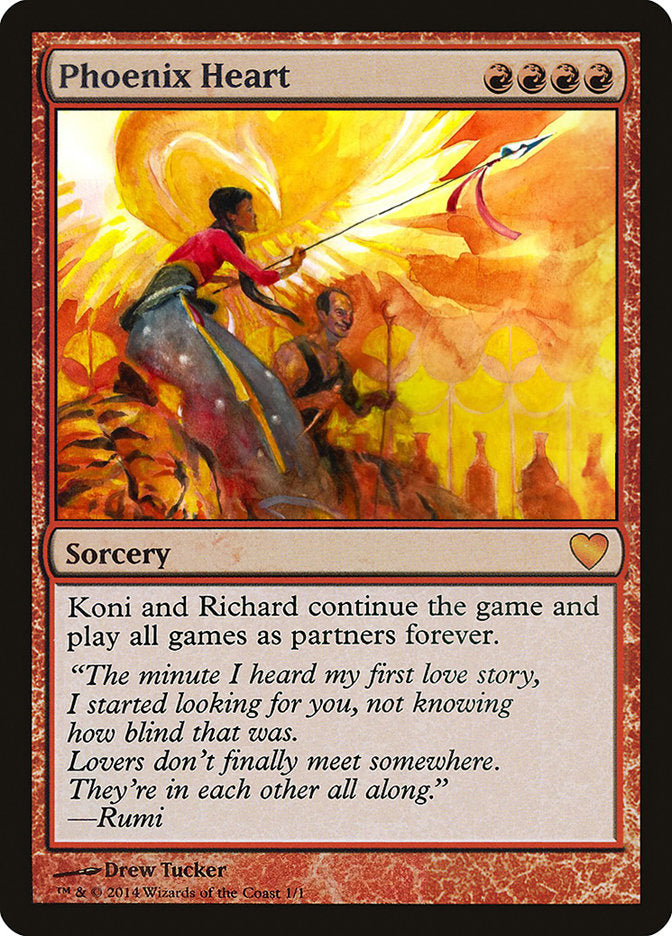 Phoenix Heart [Celebration Cards] | Tabernacle Games