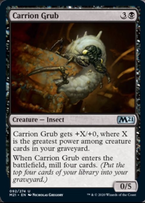 Carrion Grub [Core Set 2021] | Tabernacle Games