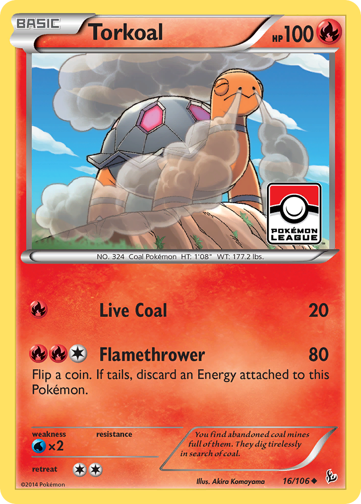 Torkoal (16/106) [XY: Flashfire] | Tabernacle Games