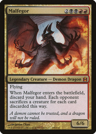 Malfegor [Commander 2011] | Tabernacle Games