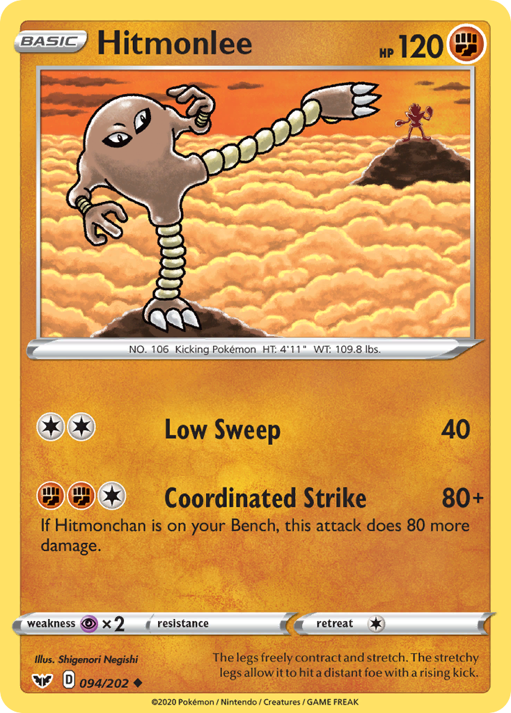 Hitmonlee (094/202) [Sword & Shield: Base Set] | Tabernacle Games