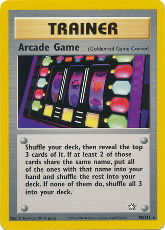 Arcade Game (83/111) [Neo Genesis Unlimited] | Tabernacle Games