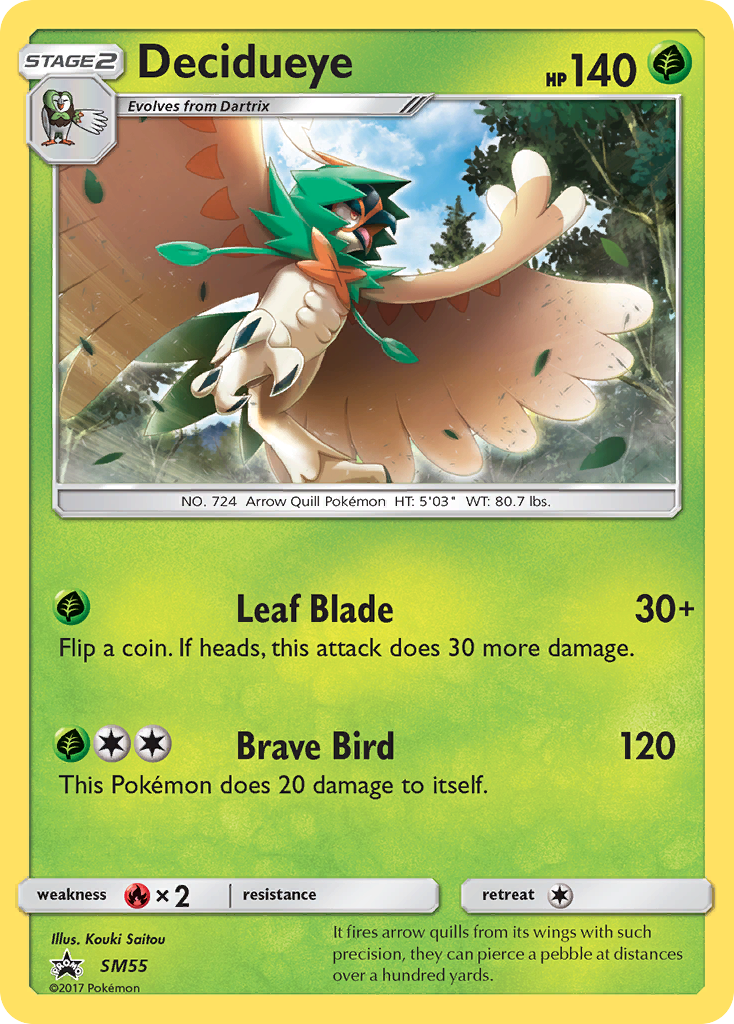 Decidueye (SM55) [Sun & Moon: Black Star Promos] | Tabernacle Games