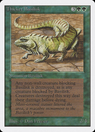 Thicket Basilisk [Unlimited Edition] | Tabernacle Games
