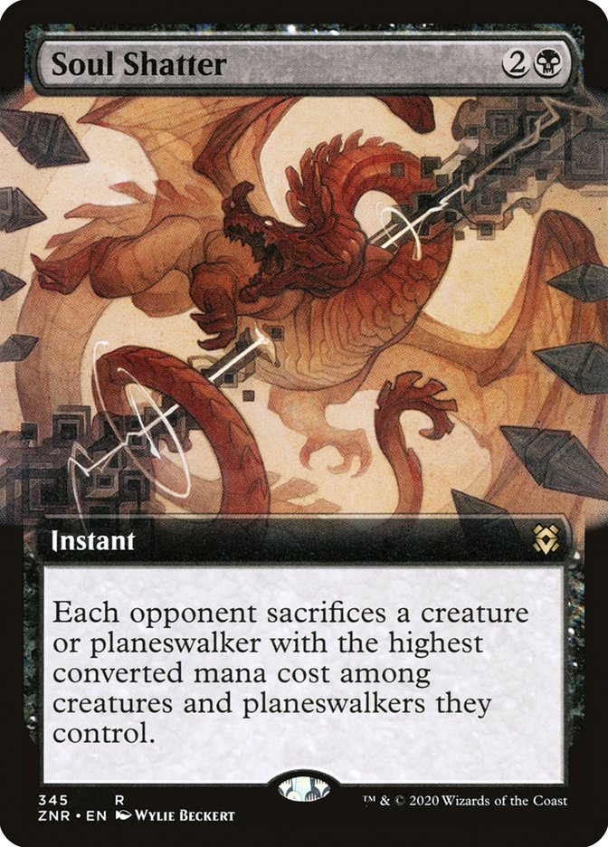 Soul Shatter (Extended Art) [Zendikar Rising] | Tabernacle Games