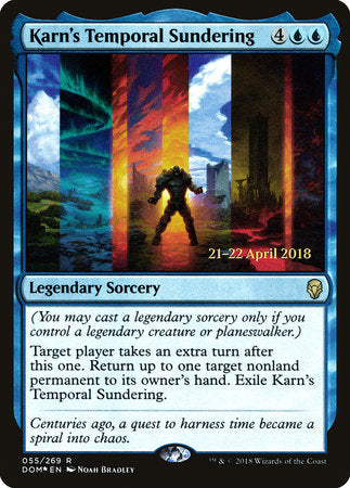 Karn's Temporal Sundering [Dominaria Promos] | Tabernacle Games