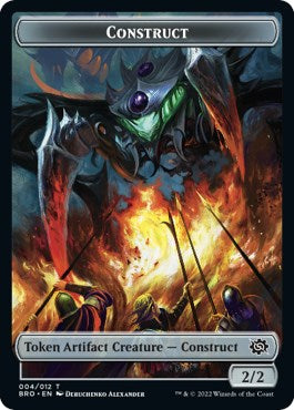 Powerstone // Construct (004) Double-Sided Token [The Brothers' War Tokens] | Tabernacle Games