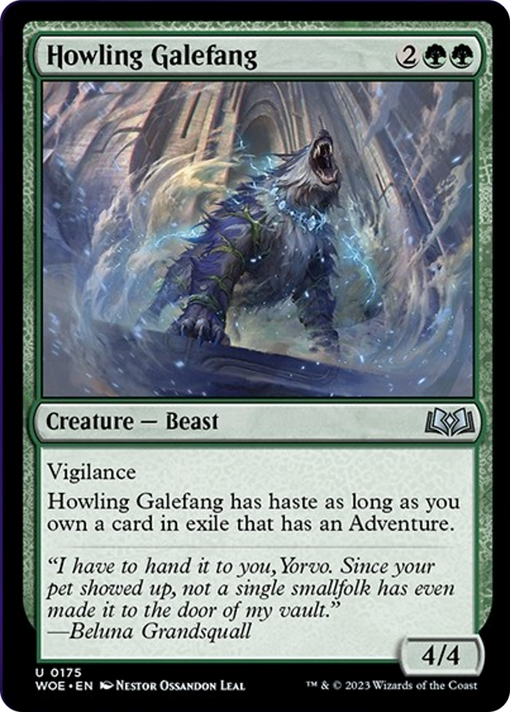 Howling Galefang [Wilds of Eldraine] | Tabernacle Games