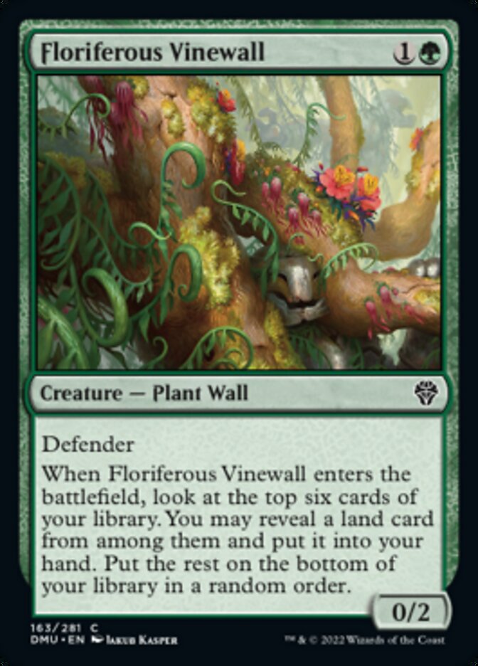 Floriferous Vinewall [Dominaria United] | Tabernacle Games