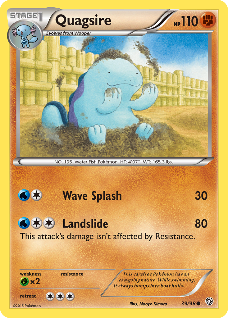 Quagsire (39/98) [XY: Ancient Origins] | Tabernacle Games