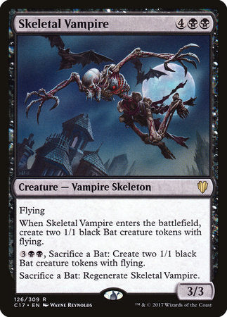 Skeletal Vampire [Commander 2017] | Tabernacle Games