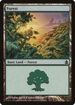 Forest (317) [Commander 2011] | Tabernacle Games