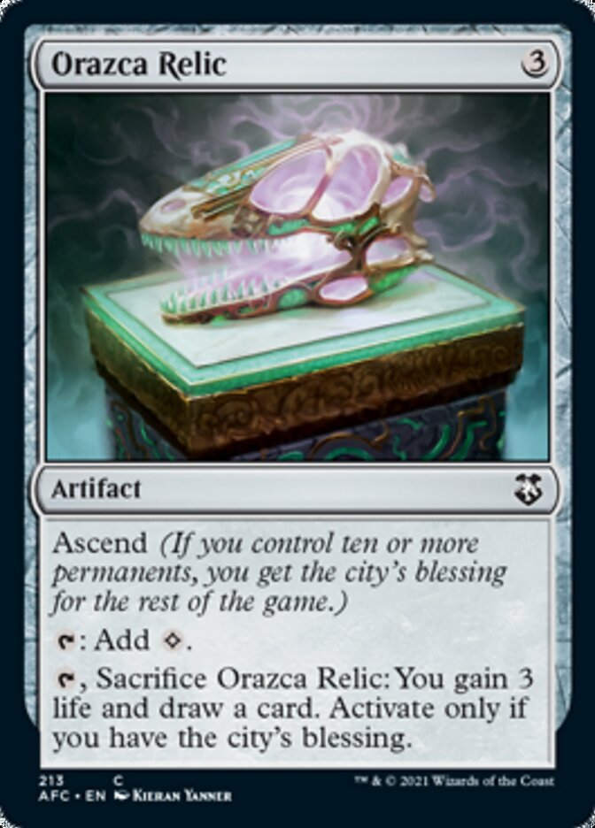 Orazca Relic [Dungeons & Dragons: Adventures in the Forgotten Realms Commander] | Tabernacle Games