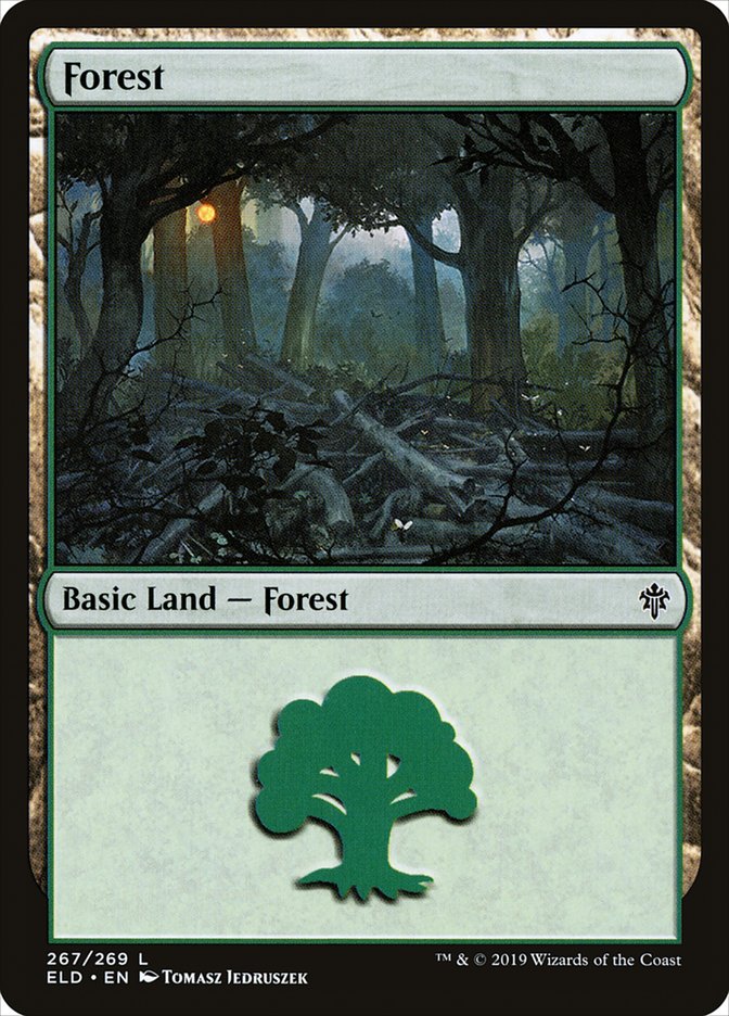 Forest (267) [Throne of Eldraine] | Tabernacle Games