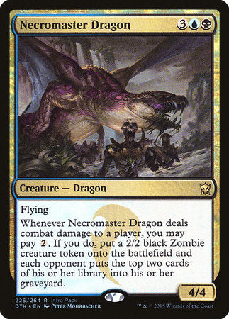 Necromaster Dragon [Dragons of Tarkir Promos] | Tabernacle Games