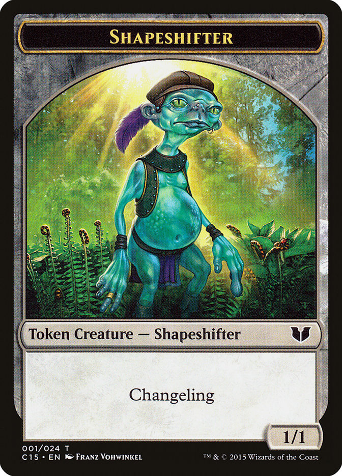 Shapeshifter // Shapeshifter Double-Sided Token [Commander 2015 Tokens] | Tabernacle Games
