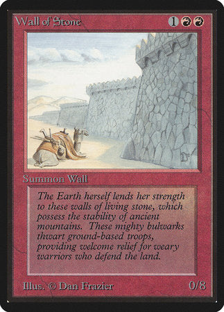 Wall of Stone [Limited Edition Beta] | Tabernacle Games