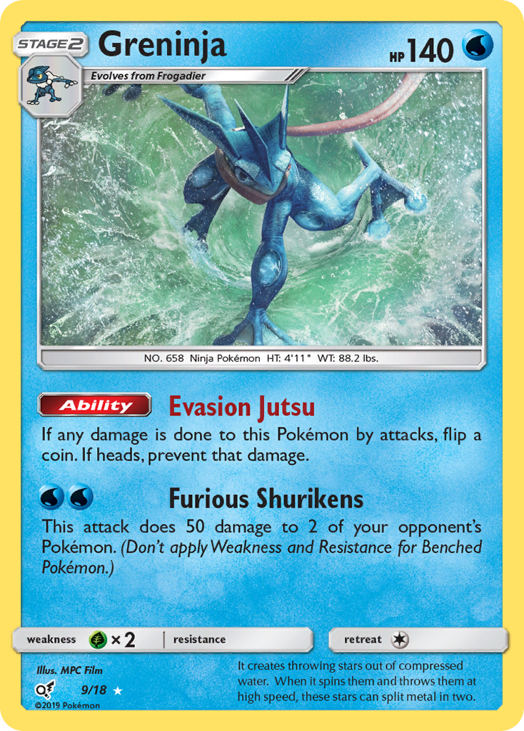 Greninja (9/18) [Sun & Moon: Detective Pikachu] | Tabernacle Games