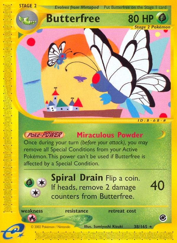 Butterfree (38/165) [Expedition: Base Set] | Tabernacle Games