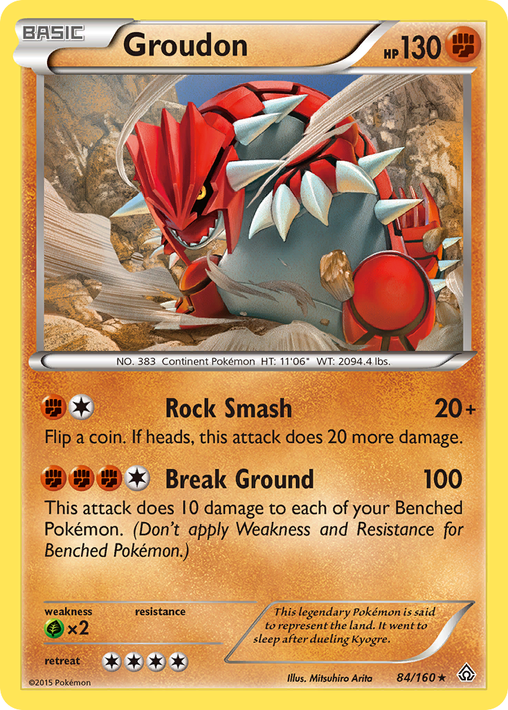 Groudon (84/160) [XY: Primal Clash] | Tabernacle Games