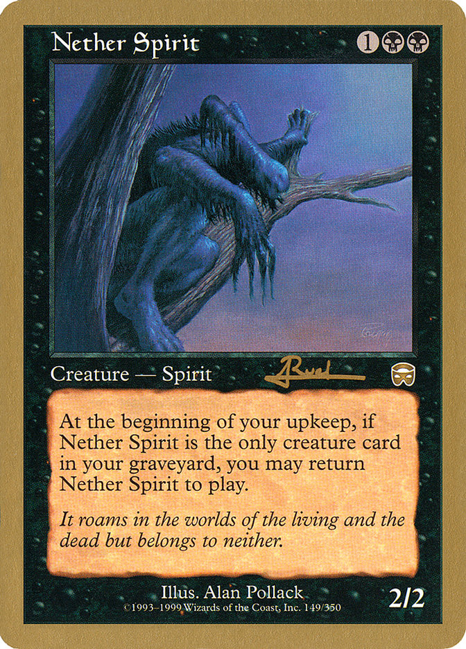 Nether Spirit (Antoine Ruel) [World Championship Decks 2001] | Tabernacle Games
