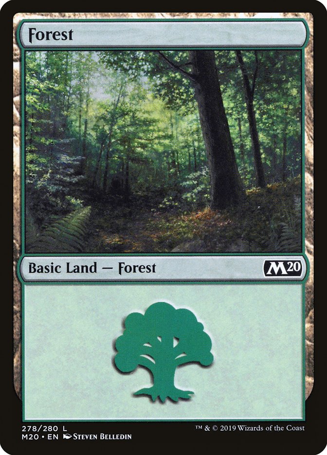 Forest (#278) [Core Set 2020] | Tabernacle Games