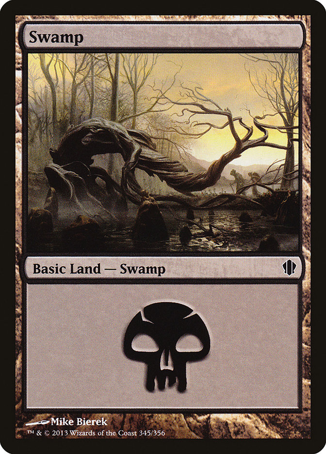 Swamp (345) [Commander 2013] | Tabernacle Games