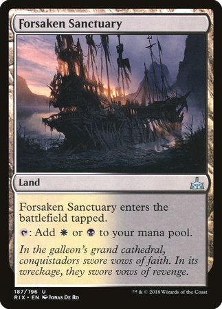 Forsaken Sanctuary [Rivals of Ixalan] | Tabernacle Games