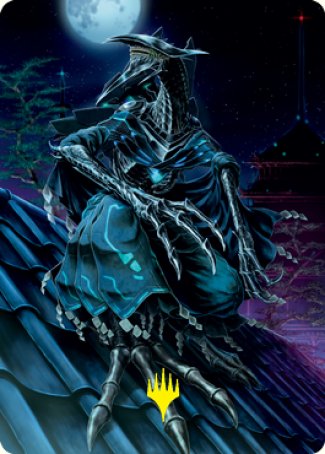 Jin-Gitaxias, Progress Tyrant Art Card (Gold-Stamped Signature) [Kamigawa: Neon Dynasty Art Series] | Tabernacle Games