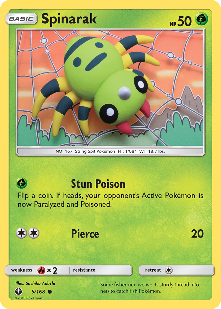 Spinarak (5/168) [Sun & Moon: Celestial Storm] | Tabernacle Games