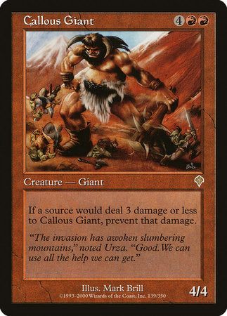 Callous Giant [Invasion] | Tabernacle Games