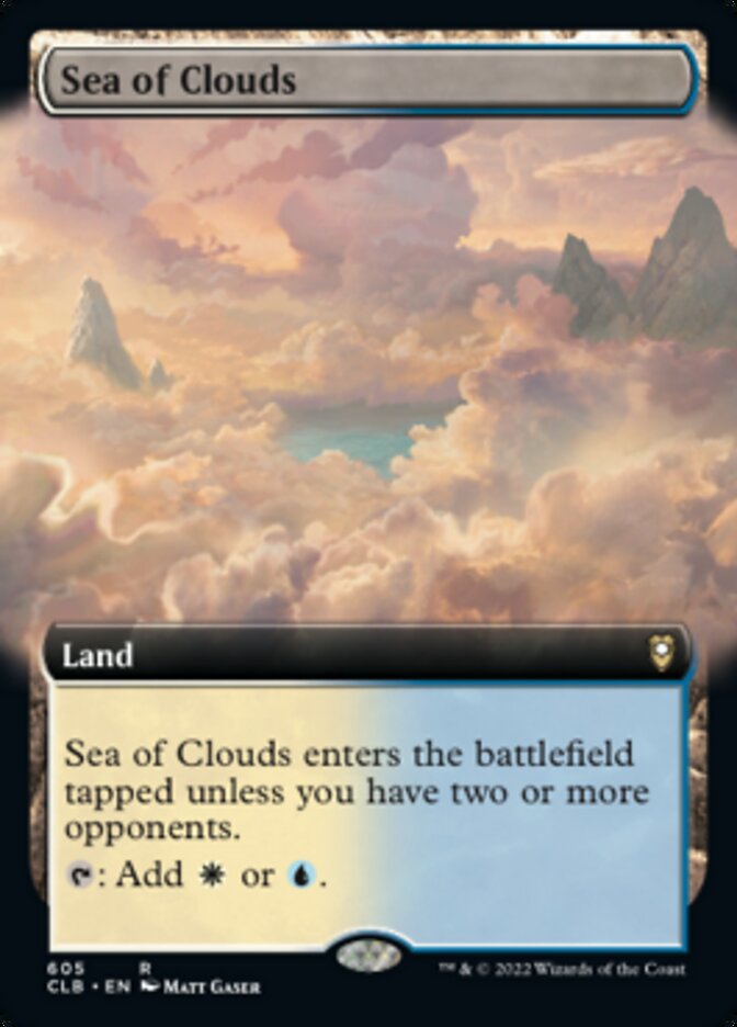 Sea of Clouds (Extended Art) [Commander Legends: Battle for Baldur's Gate] | Tabernacle Games