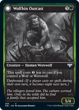 Wolfkin Outcast // Wedding Crasher [Innistrad: Double Feature] | Tabernacle Games