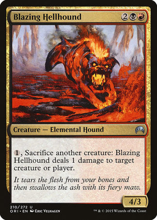 Blazing Hellhound [Magic Origins] | Tabernacle Games