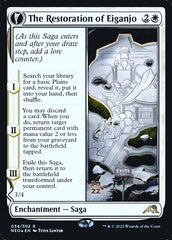 The Restoration of Eiganjo // Architect of Restoration [Kamigawa: Neon Dynasty Prerelease Promos] | Tabernacle Games
