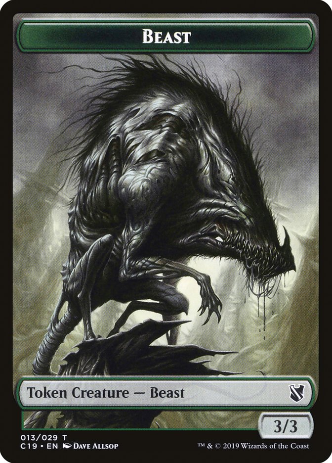Beast (013/029) [Commander 2019 Tokens] | Tabernacle Games