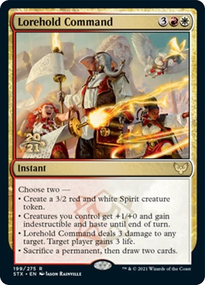 Lorehold Command [Strixhaven: School of Mages Prerelease Promos] | Tabernacle Games
