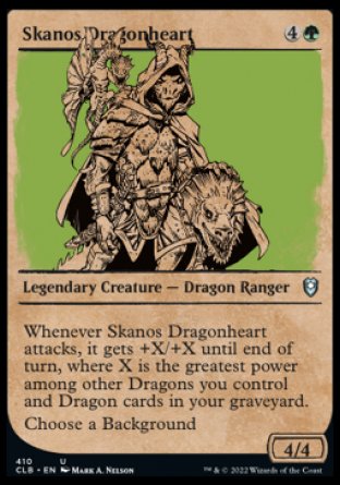 Skanos Dragonheart (Showcase) [Commander Legends: Battle for Baldur's Gate] | Tabernacle Games