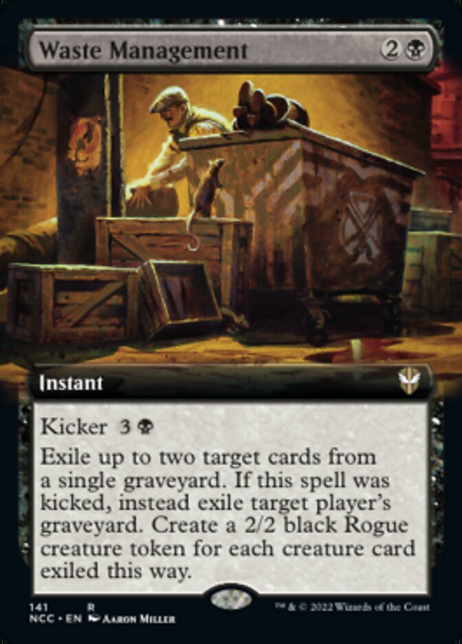 Waste Management (Extended Art) [Streets of New Capenna Commander] | Tabernacle Games