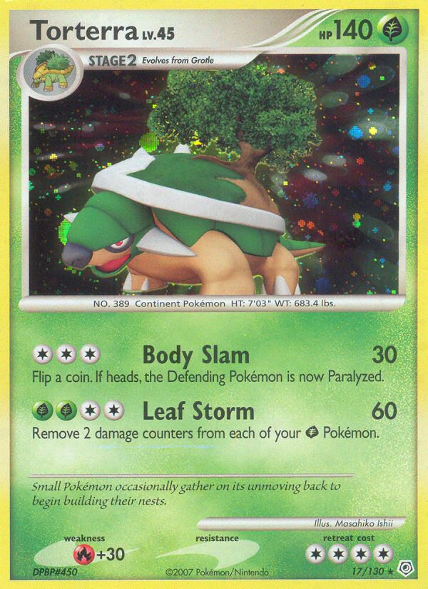 Torterra (17/130) [Diamond & Pearl: Base Set] | Tabernacle Games