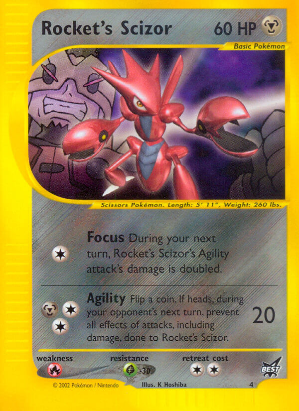 Rocket's Scizor (4) [Best of Promos] | Tabernacle Games