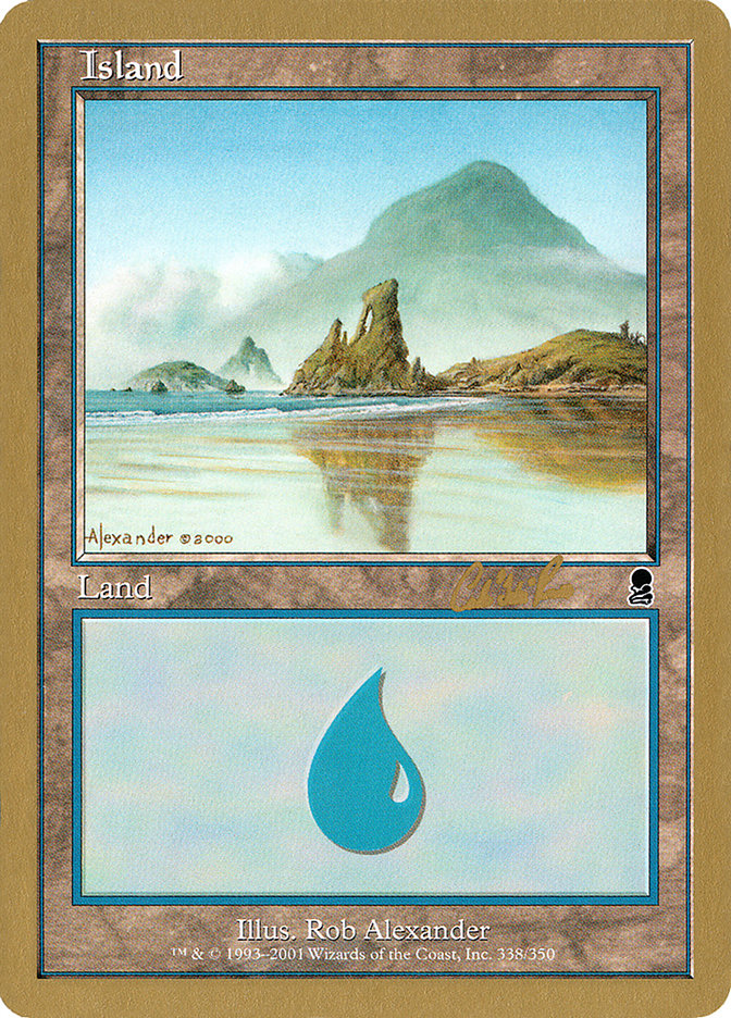 Island (cr338) (Carlos Romao) [World Championship Decks 2002] | Tabernacle Games