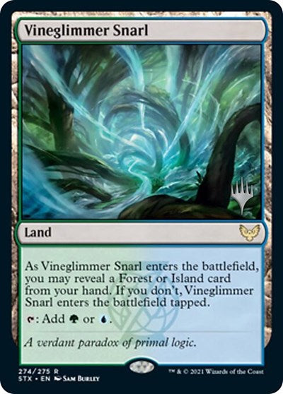 Vineglimmer Snarl (Promo Pack) [Strixhaven: School of Mages Promos] | Tabernacle Games