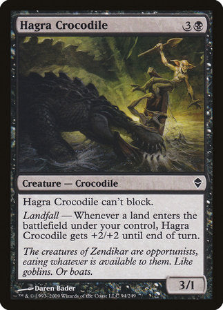 Hagra Crocodile [Zendikar] | Tabernacle Games