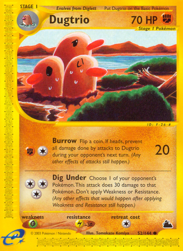 Dugtrio (52/144) [Skyridge] | Tabernacle Games