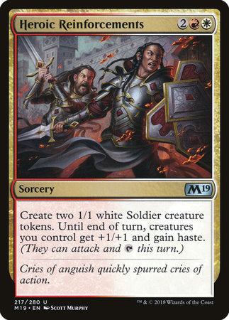 Heroic Reinforcements [Core Set 2019] | Tabernacle Games