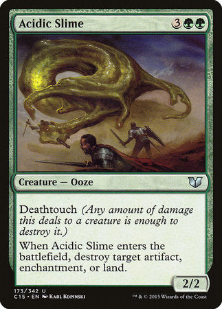 Acidic Slime [Commander 2015] | Tabernacle Games