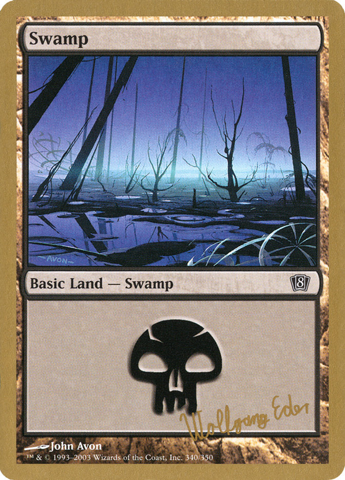 Swamp (we340) (Wolfgang Eder) [World Championship Decks 2003] | Tabernacle Games