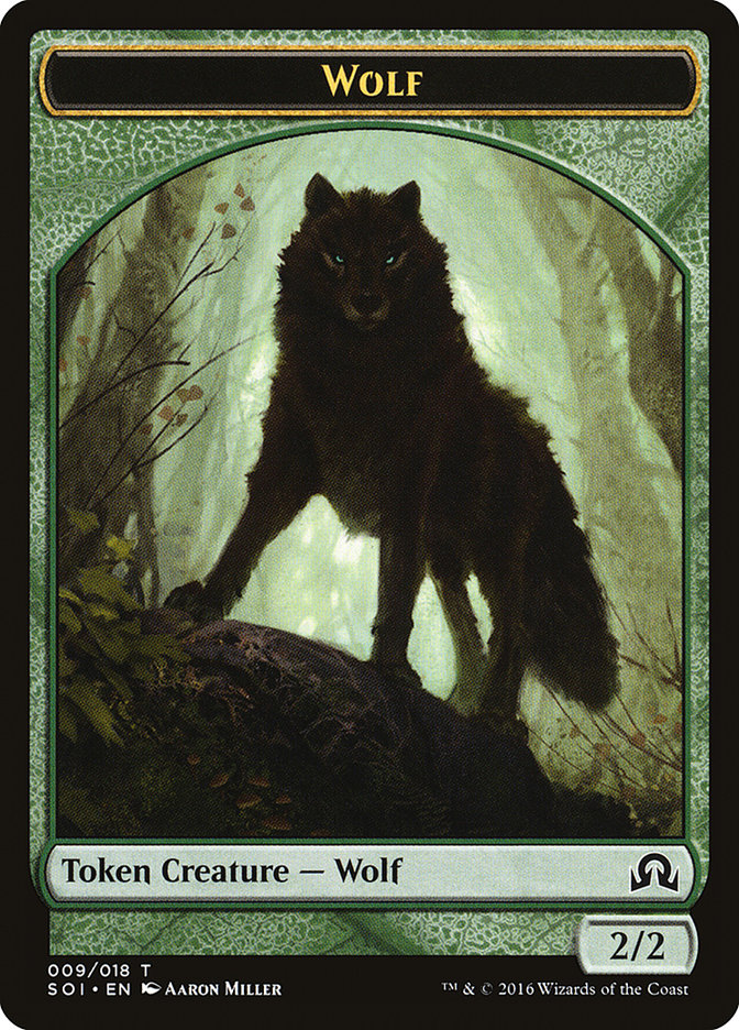 Wolf [Shadows over Innistrad Tokens] | Tabernacle Games